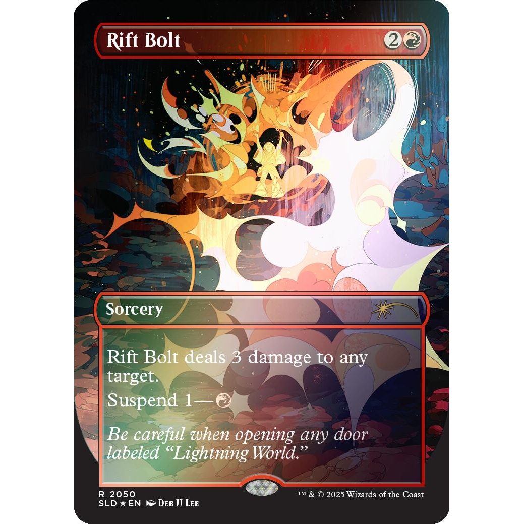 Image for Rift Bolt (2050) (Rainbow Foil) (2050) (SLD) - Magic: The Gathering