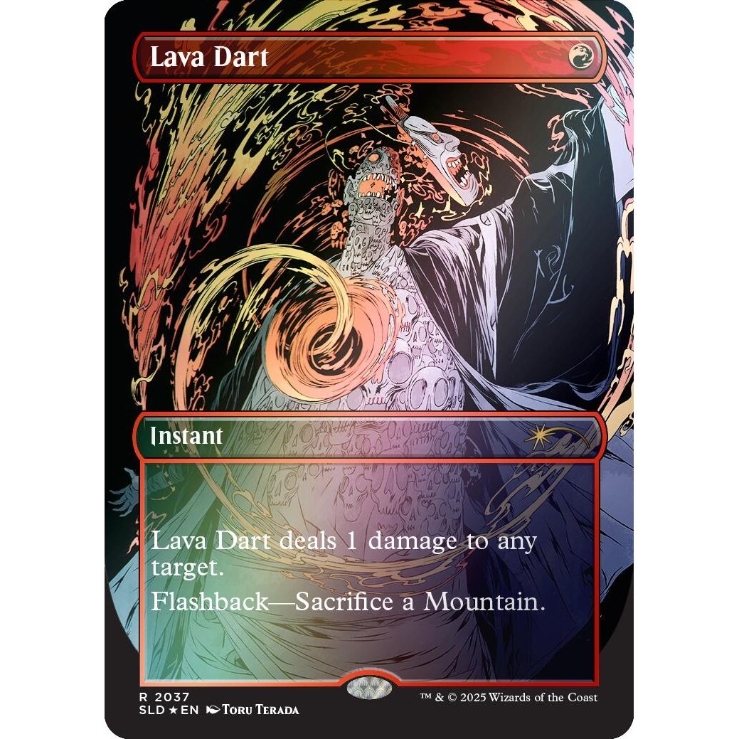 Image for Lava Dart (Rainbow Foil) (2037) (SLD) - Magic: The Gathering