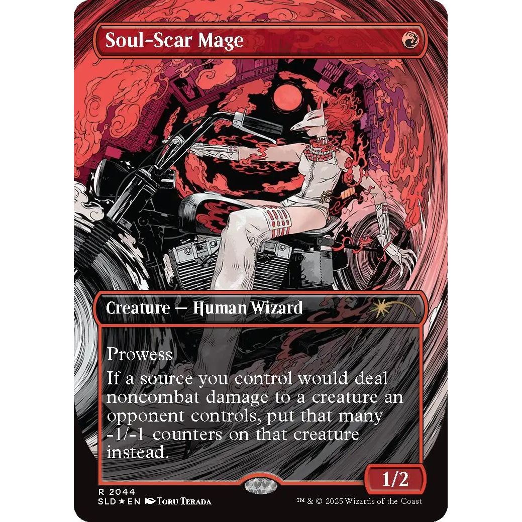 Image for Soul-Scar Mage (2044) (Raised Foil) (2044) (SLD) - Magic: The Gathering