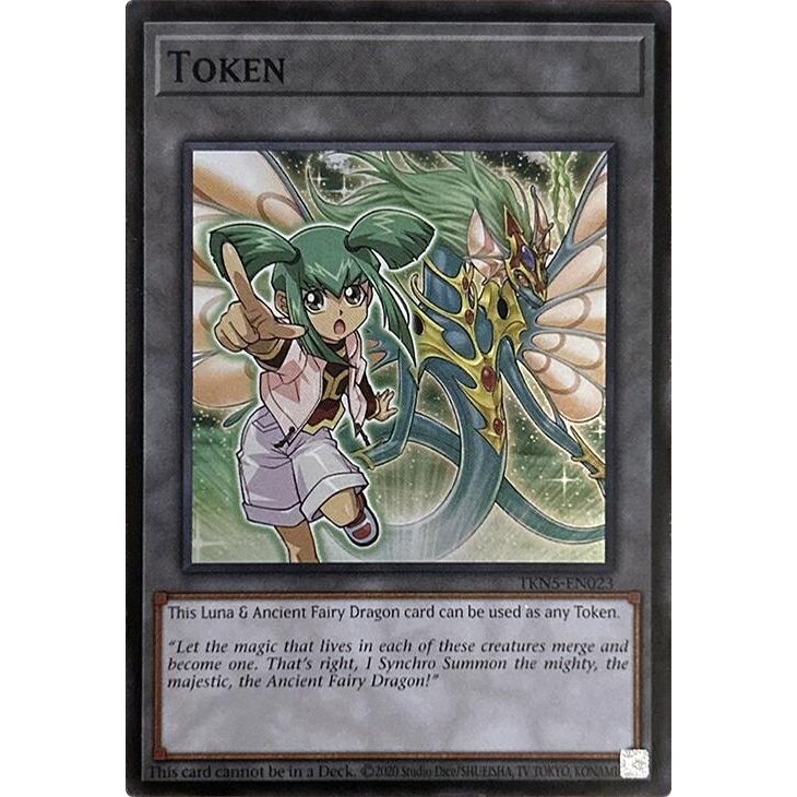 Image for Token: Luna & Ancient Fairy Dragon (TKN5-EN023) (ALIN) - YuGiOh