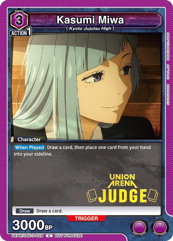 Image for Kasumi Miwa (Judge Pack) (UEPR/JJK-3-028) (UEPR) - Union Arena
