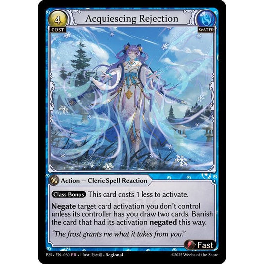 Image for Acquiescing Rejection (030) (P) - Grand Archive TCG