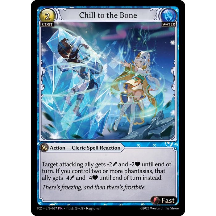 Image for Chill to the Bone (037) (P) - Grand Archive TCG