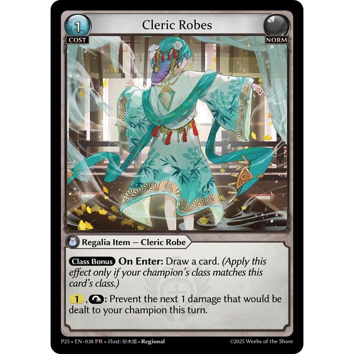 Image for Cleric Robes (038) (038) (P) - Grand Archive TCG
