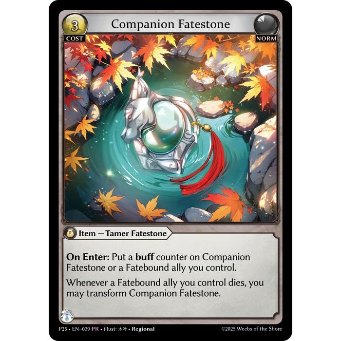 Image for Companion Fatestone (039) (P) - Grand Archive TCG
