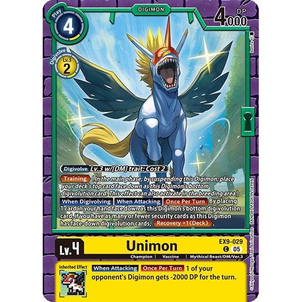 Image for Unimon (EX9-029 C) (EX09) - Digimon Card Game