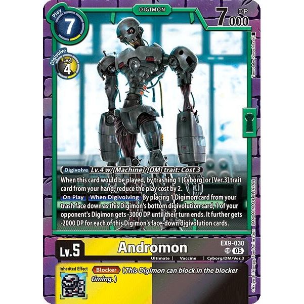 Image for Andromon (EX9-030 SR) (EX09) - Digimon Card Game