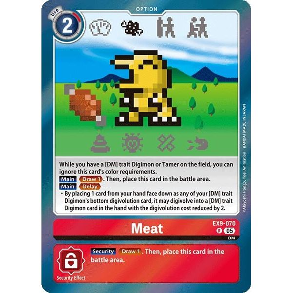 Image for Meat (EX9-070 R) (EX09) - Digimon Card Game