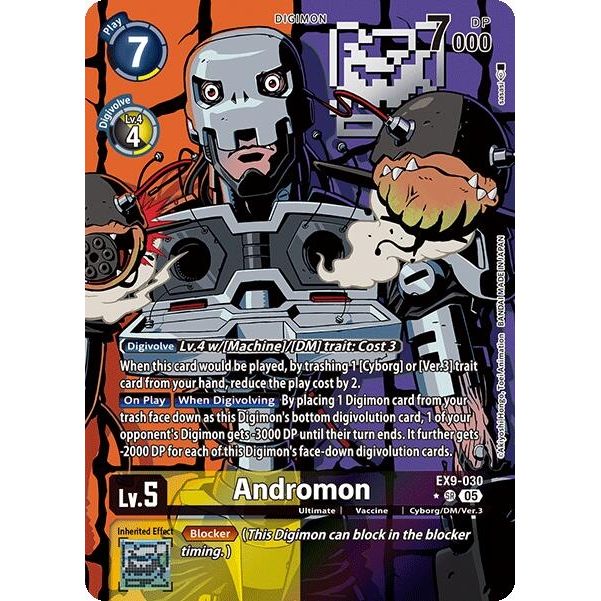Image for Andromon (Alternate Art) (EX9-030 SR) (EX09) - Digimon Card Game