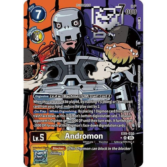 Image for Andromon (Alternate Art) (EX9-030 SR) (EX09) - Digimon Card Game