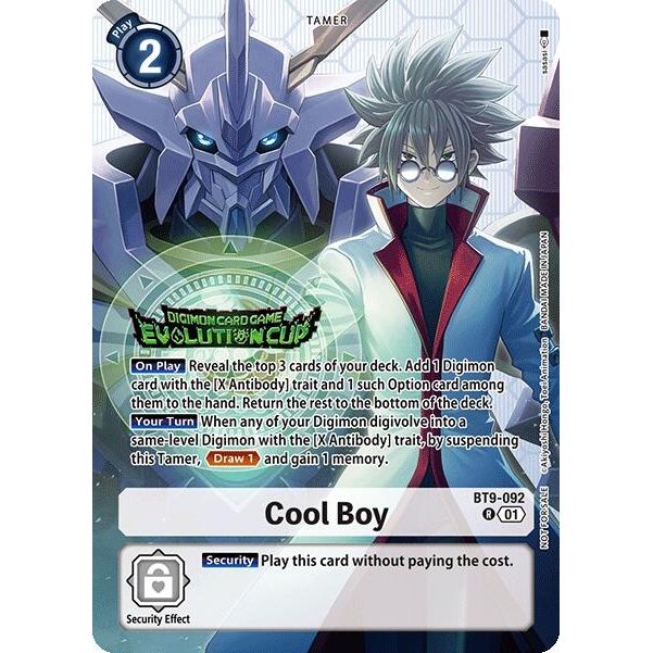 Image for Cool Boy (Evolution Cup 2025 Vol. 1) (BT9-092 R) (BT09) - Digimon Card Game