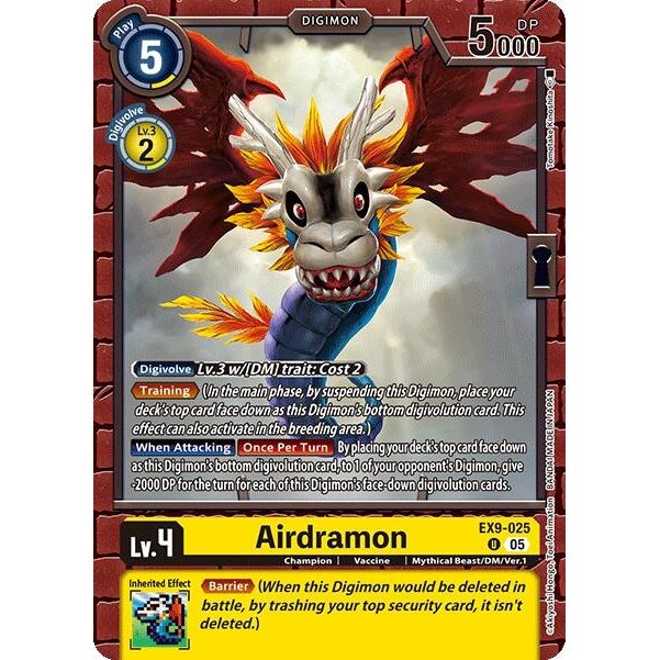 Image for Airdramon (EX9-025 U) (EX09) - Digimon Card Game