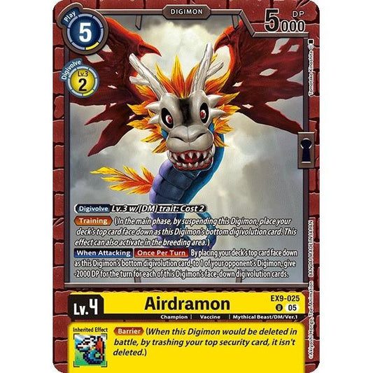 Image for Airdramon (EX9-025 U) (EX09) - Digimon Card Game