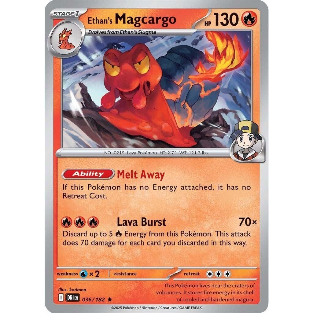 Image for Ethan's Magcargo (036/182) (DRI) - Pokemon