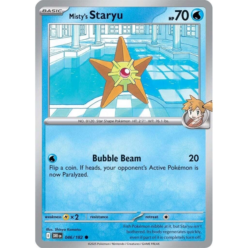 Image for Misty's Staryu (046/180) (DRI) - Pokemon