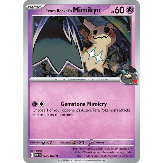 Image for Team Rocket's Mimikyu (087/182) (DRI) - Pokemon