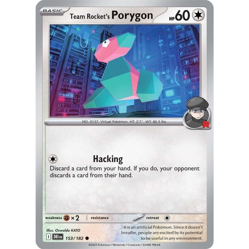 Image for Team Rocket's Porygon (153/182) (DRI) - Pokemon