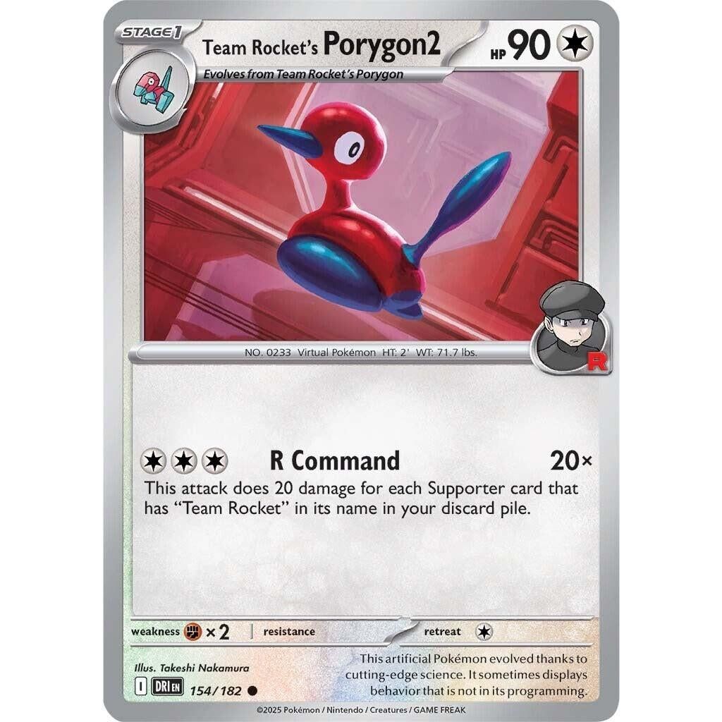 Image for Team Rocket's Porygon2 (154/182) (DRI) - Pokemon
