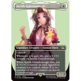Aerith Gainsborough (Borderless) (Surge Foil) - Final Fantasy TCG (093)
