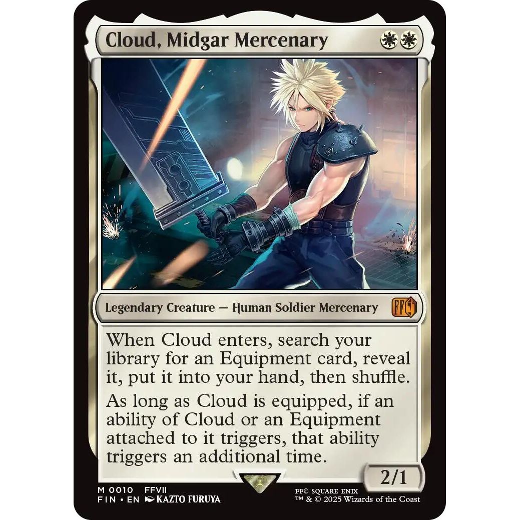Image for Cloud, Midgar Mercenary (10) (FIN) - Magic: The Gathering