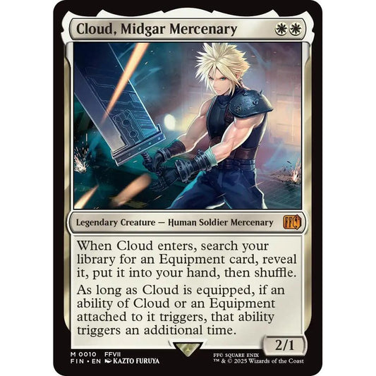 Image for Cloud, Midgar Mercenary (10) (FIN) - Magic: The Gathering