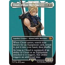 Cloud, Midgar Mercenary (Borderless) - Final Fantasy TCG (110)