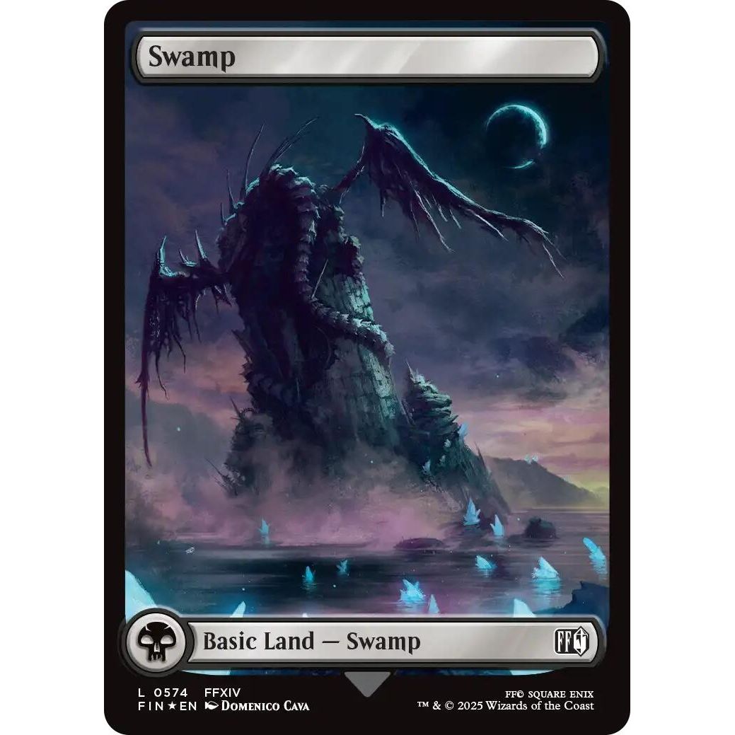 Image for Swamp (0574) (Surge Foil) (574) (FIN) - Magic: The Gathering