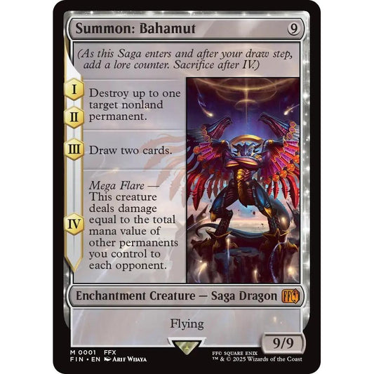 Image for Summon: Bahamut (1) (FIN) - Magic: The Gathering