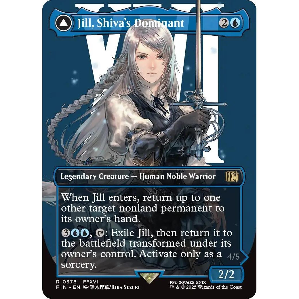 Image for Jill, Shiva's Dominant (Borderless) (378) (FIN) - Magic: The Gathering
