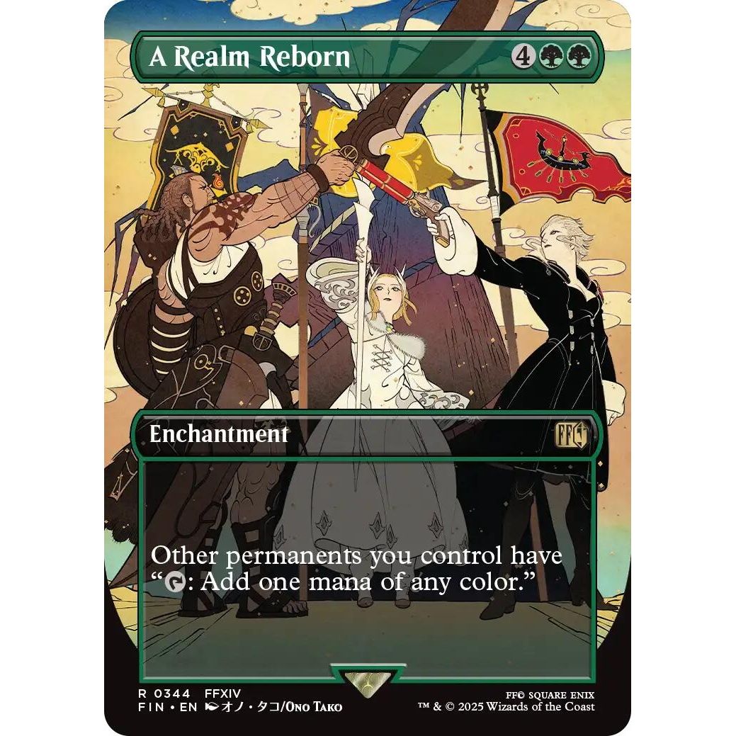 Image for A Realm Reborn (Borderless) (344) (FIN) - Magic: The Gathering