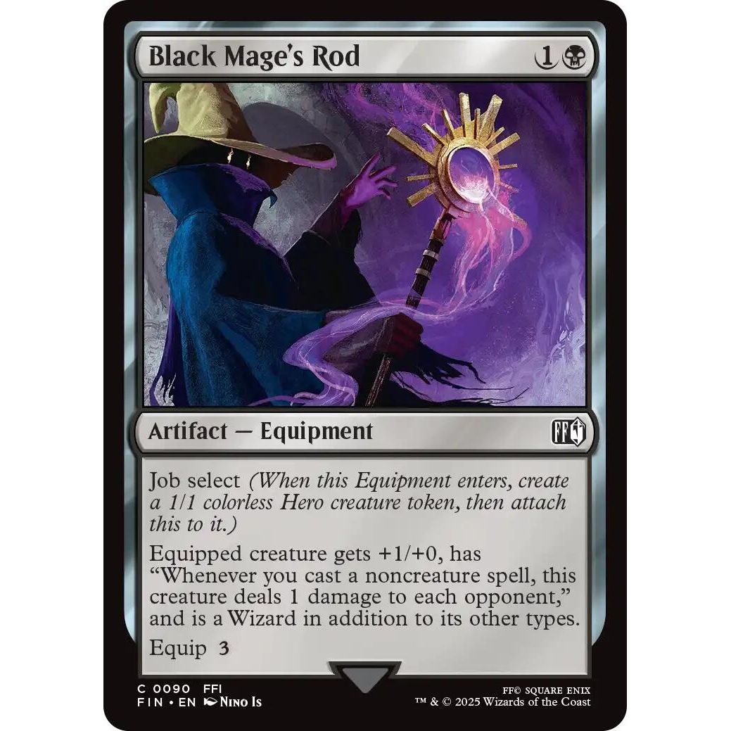 Image for Black Mage's Rod (90) (FIN) - Magic: The Gathering