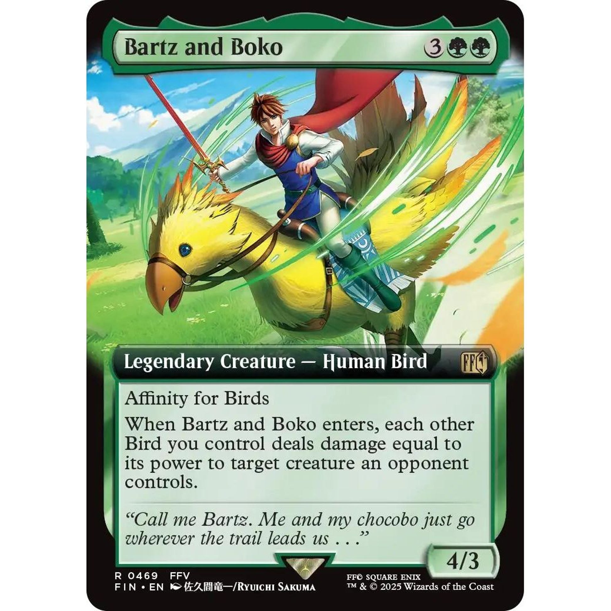 Image for Bartz and Boko (Extended Art) (469) (FIN) - Magic: The Gathering