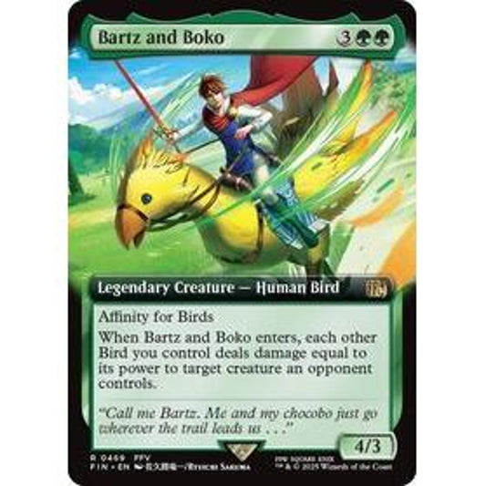 Bartz and Boko (Extended Art) - Final Fantasy TCG (202)