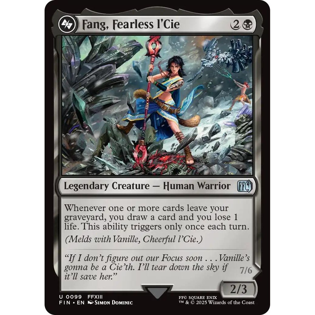 Image for Fang, Fearless l'Cie (99) (FIN) - Magic: The Gathering