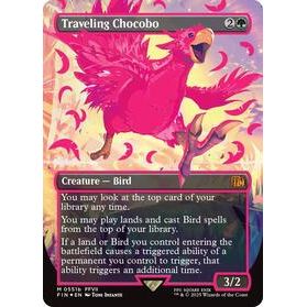 Traveling Chocobo (Borderless) (Neon Ink Pink) - Final Fantasy TCG (218)