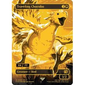 Traveling Chocobo (Borderless) (Serial Numbered) - Final Fantasy TCG (224)