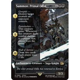 Summon: Primal Odin (Borderless) - Final Fantasy TCG (245)