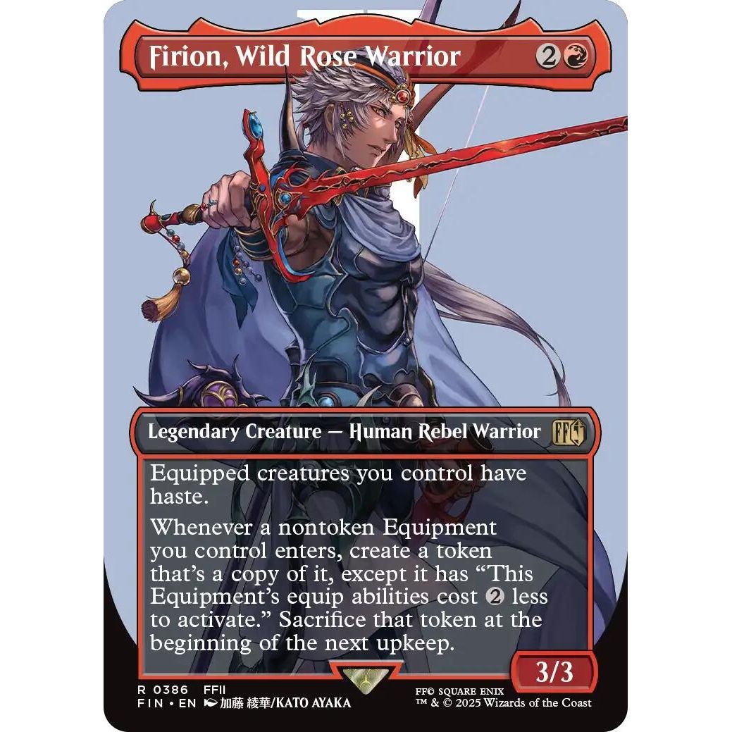 Image for Firion, Wild Rose Warrior (Borderless) (386) (FIN) - Magic: The Gathering