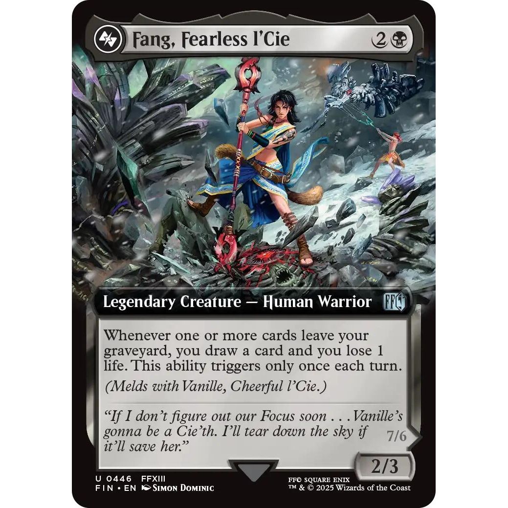 Image for Fang, Fearless l'Cie (Extended Art) (446) (FIN) - Magic: The Gathering