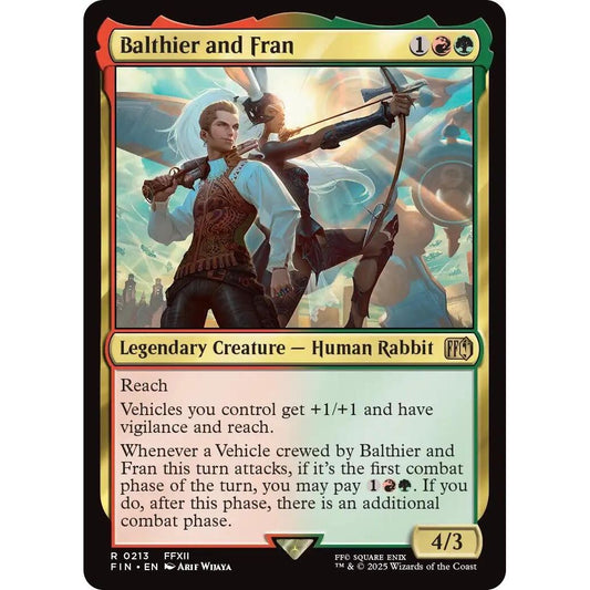 Image for Balthier and Fran (213) (FIN) - Magic: The Gathering