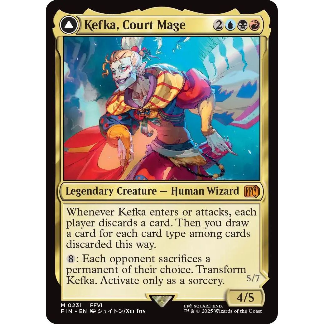 Image for Kefka, Court Mage (231) (FIN) - Magic: The Gathering