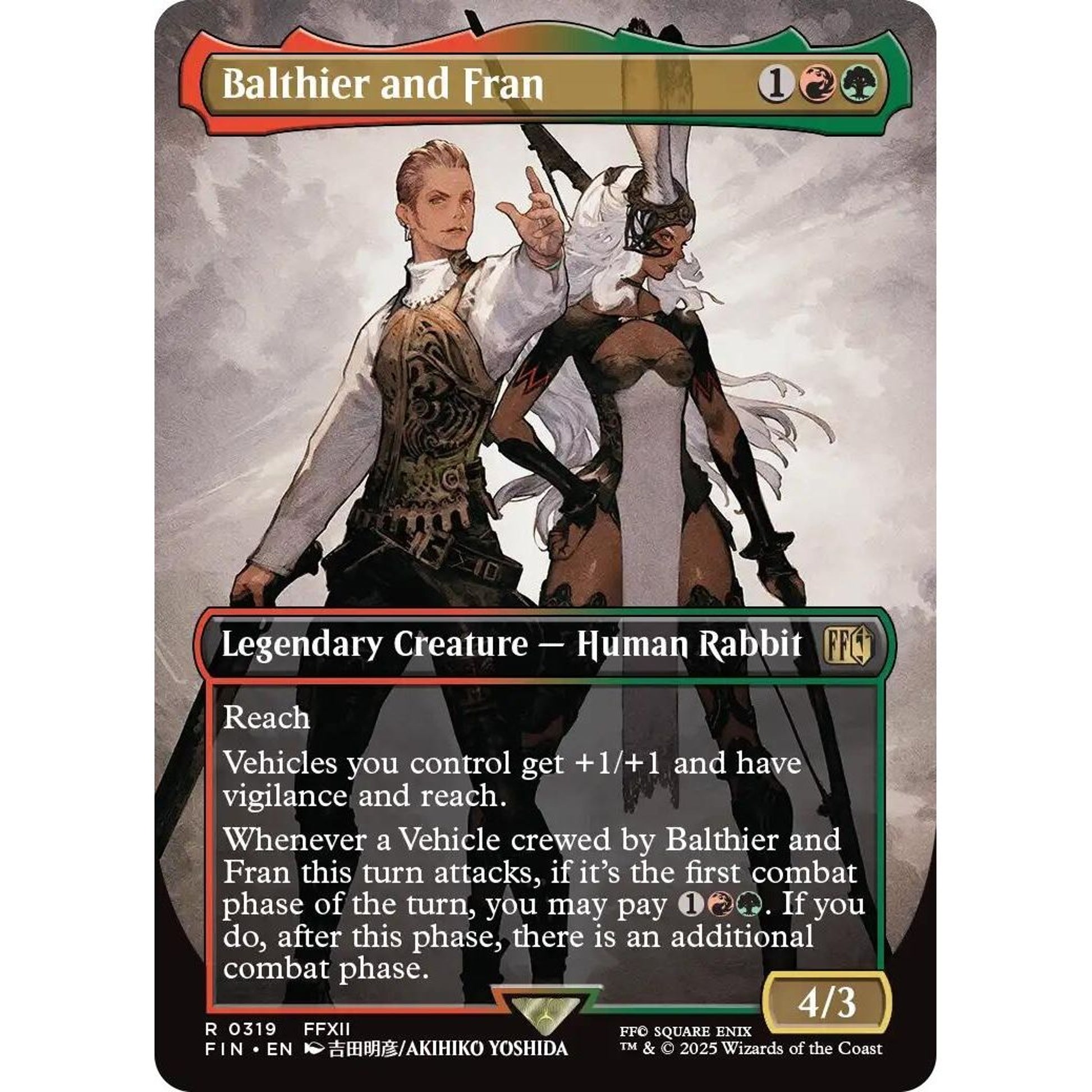 Image for Balthier and Fran (0319) (Borderless) (319) (FIN) - Magic: The Gathering