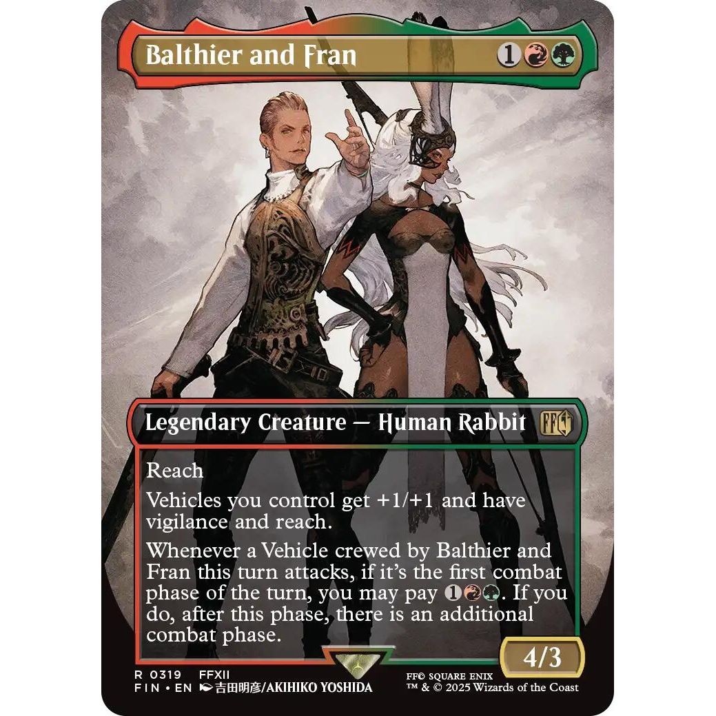 Image for Balthier and Fran (0319) (Borderless) (319) (FIN) - Magic: The Gathering