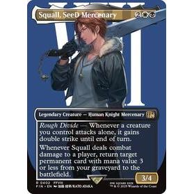 Squall, SeeD Mercenary (Borderless) - Final Fantasy TCG (352)
