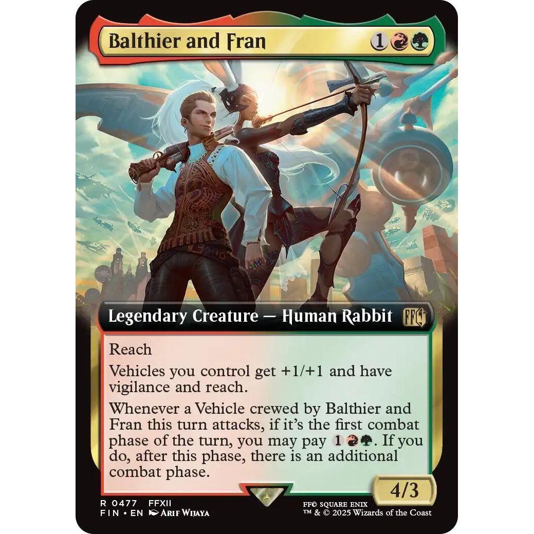 Image for Balthier and Fran (Extended Art) (477) (FIN) - Magic: The Gathering