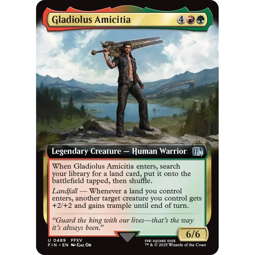 Image for Gladiolus Amicitia (Extended Art) (489) (FIN) - Magic: The Gathering
