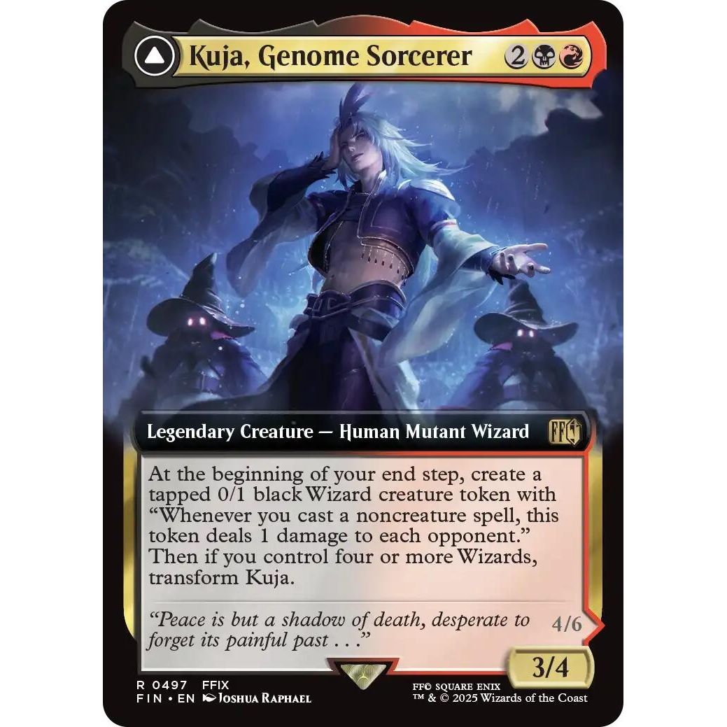 Image for Kuja, Genome Sorcerer (Extended Art) (497) (FIN) - Magic: The Gathering