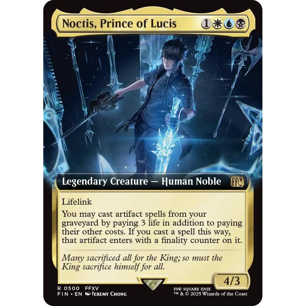 Image for Noctis, Prince of Lucis (Extended Art) (500) (FIN) - Magic: The Gathering
