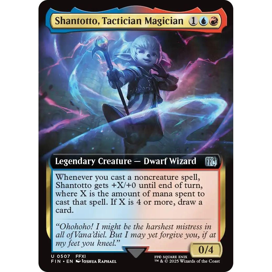 Image for Shantotto, Tactician Magician (Extended Art) (507) (FIN) - Magic: The Gathering