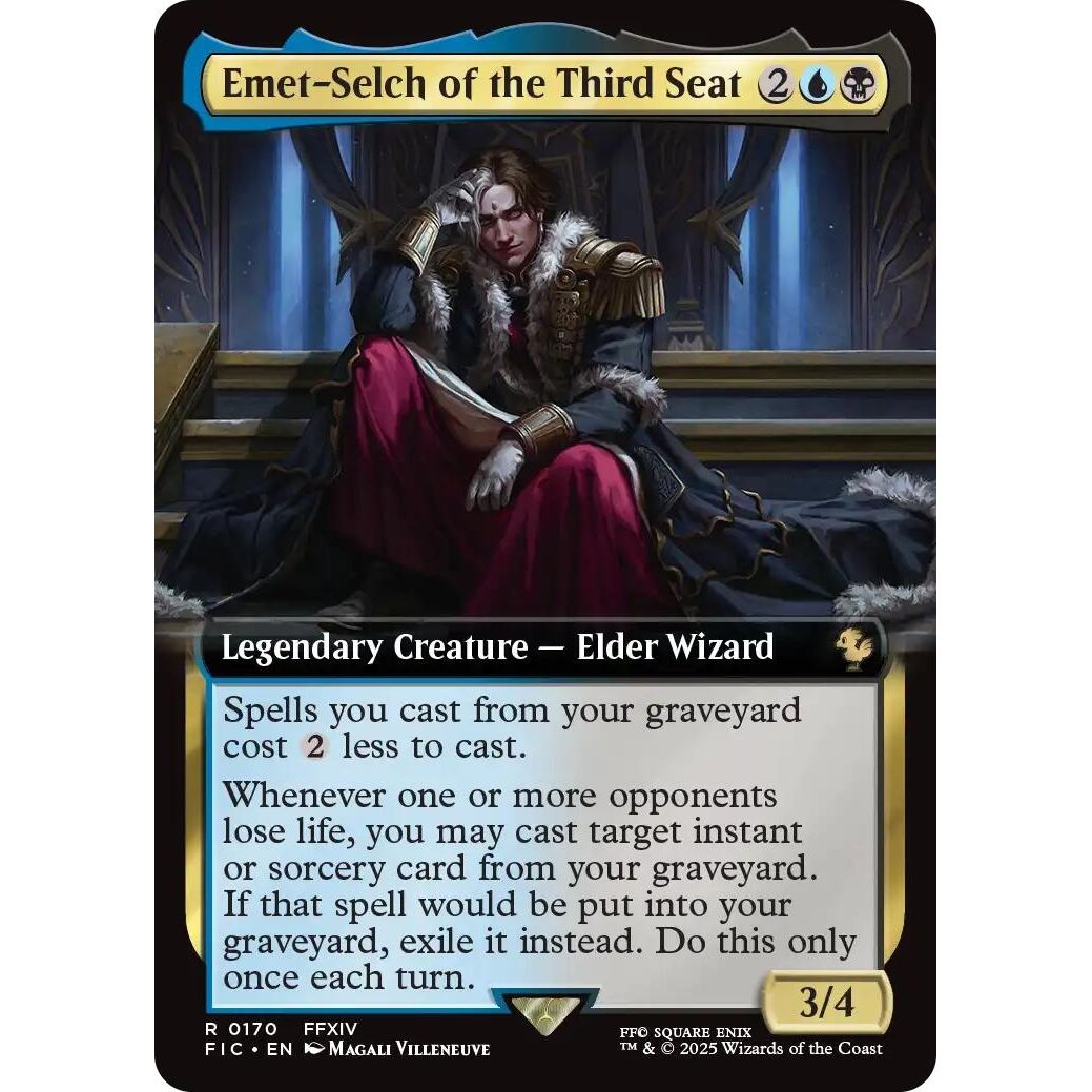 Image for Emet-Selch of the Third Seat (Extended Art) (170) (FIC) - Magic: The Gathering